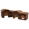 Domek Small Animals Kaskada dřevěný s kůrou 43x28x22cm