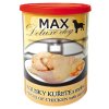 Konzerva Max Deluxe Kousky kuřete s mrkví 400 g