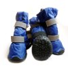 Botičky pro psy Snow & Power - sada 4ks, modré