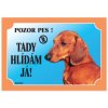 Tabulka Dafiko jezevčík hladkosrstý