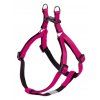 Nobby SOFT GRIP postroj nylon S-M 40-56cm / 15mm růžová