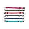 Balení nylon.rozeznávacích obojků pro štěňata M-L 22-35cm/10mm,fuchs,šedá,mod,khaki,korál,tyrkys