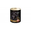 PIPER s kuřecími srdíčky a hnědou rýží, konzerva pro psy 400g