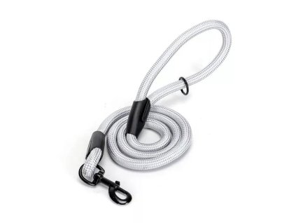 NOBLEZA Kulaté lanové vodítko pro psy XL 1,8/120cm (Barva Zelená)