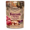 135748 carnilove raw freeze dried snacks venison turkey 60g