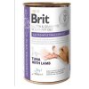 138016 brit veterinary diet dog gluten grain free gastrointestinal low fat tuna with lamb 400 g