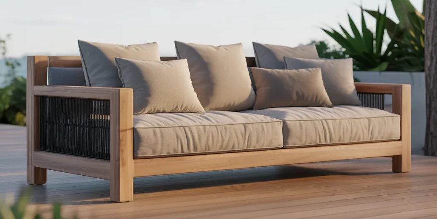 Dubová pohovka QERKUS