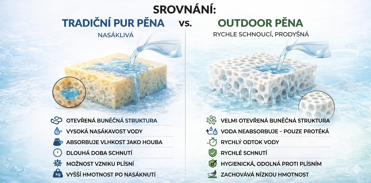 Srovnání pěn