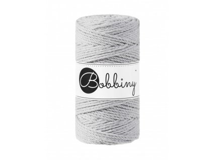 Macrame 3PLY Regular Světle šedá (Light grey)