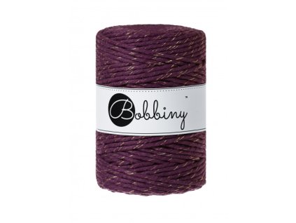 Macrame XXL Ostružina se zlatou nitkou (Golden Blackberry)