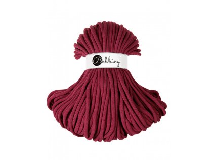 Bobbiny šňůry JUMBO Wine red