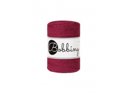 Macrame 3ply baby Wine red