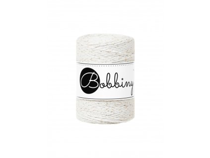 Macrame 3ply baby golden Off white