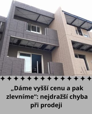 ❌ „Nasadíme vyšší cenu a pak případně zlevníme.“ 🤔 Tuhle taktiku volí spousta majitelů nemovitostí. Bohužel, je to...