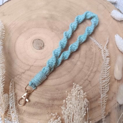 Macramé klíčenka - Wristletka