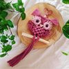 Macramé dekorace - Baby sovička