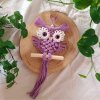 Macramé dekorace - Baby sovička