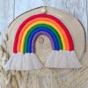 Macramé dekorace - Duha