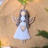 Macramé dekorace - Andělka malá
