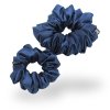 Scrunchie gumička - Tmavě modrá