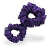 Scrunchie gumička - Tmavá fialová