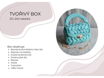 TVOŘIVÝ BOX - ZIG ZAG KABELKA