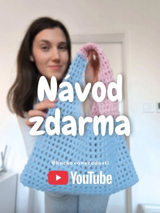 Vytvoř si vlastní háčkovanou síťovku! Snadný a rychlý návod, který zvládne i začátečník ❗Mrkni na můj YouTube kanál...