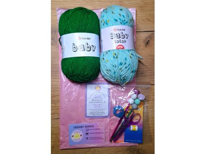 Háčkovací set "Učím se háčkovat - 0"