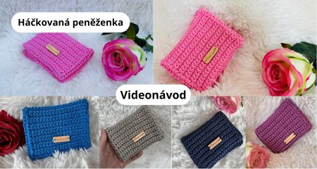 Háčkovaná peněženka - videonávod