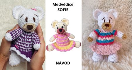 Háčkovaná medvědice Sofie