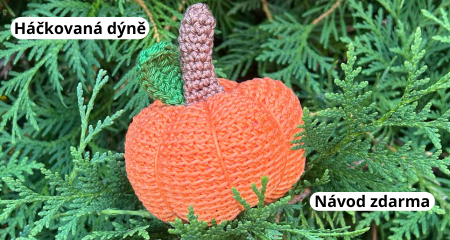Háčkovaná dýně - návod zdarma