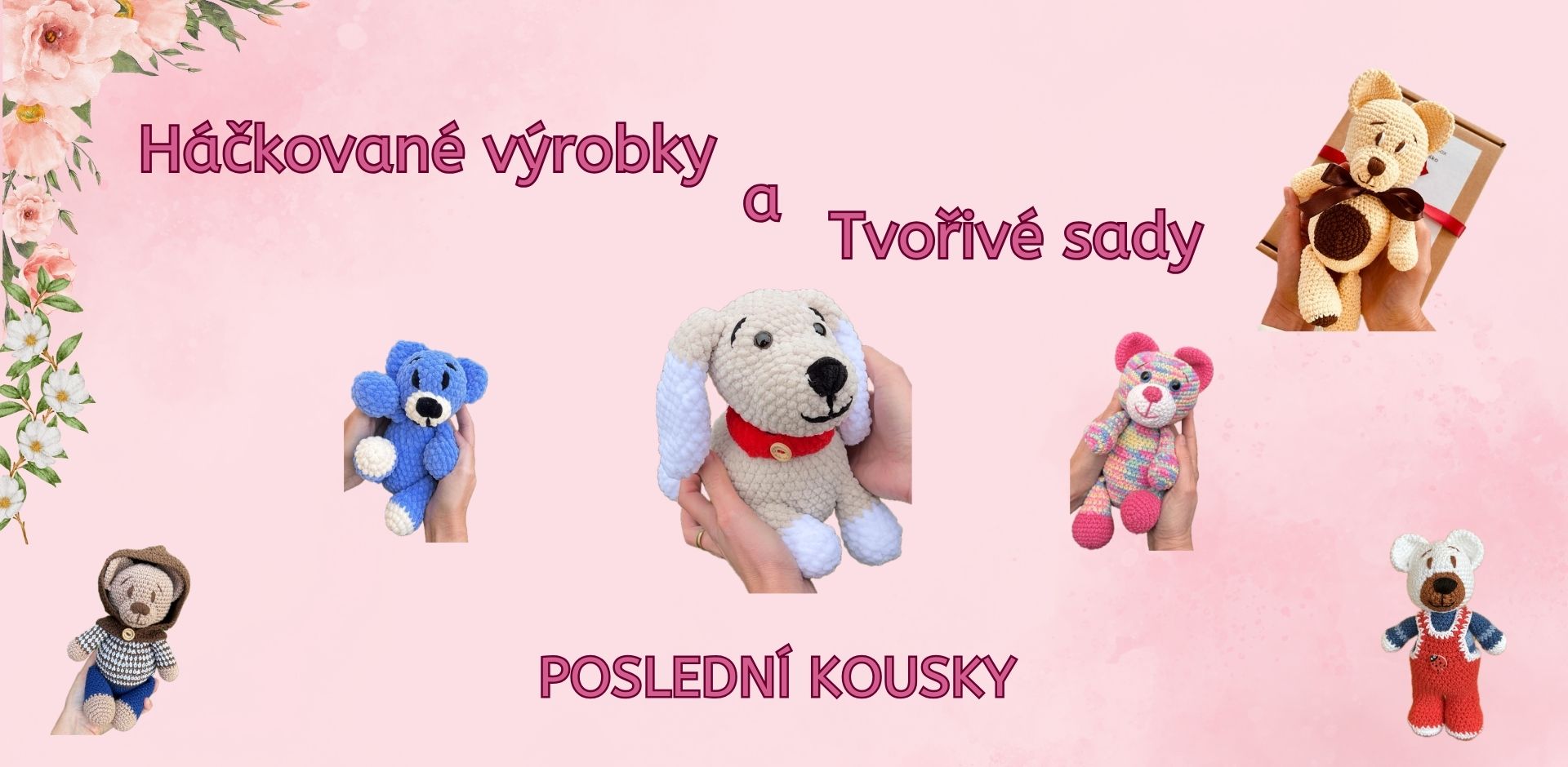 Háčkovaný medvídek - háčkované výrobky