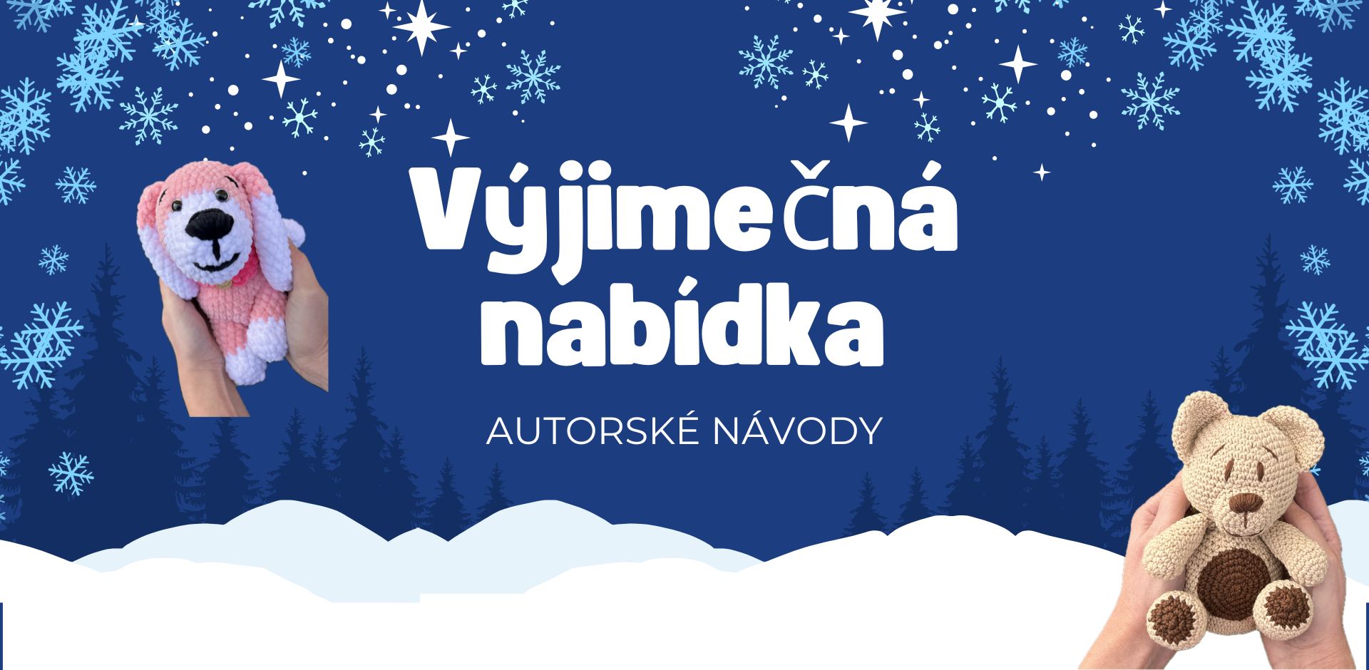 Autorské návody na háčkování HÁČKOVANÝ MEDVÍDEK