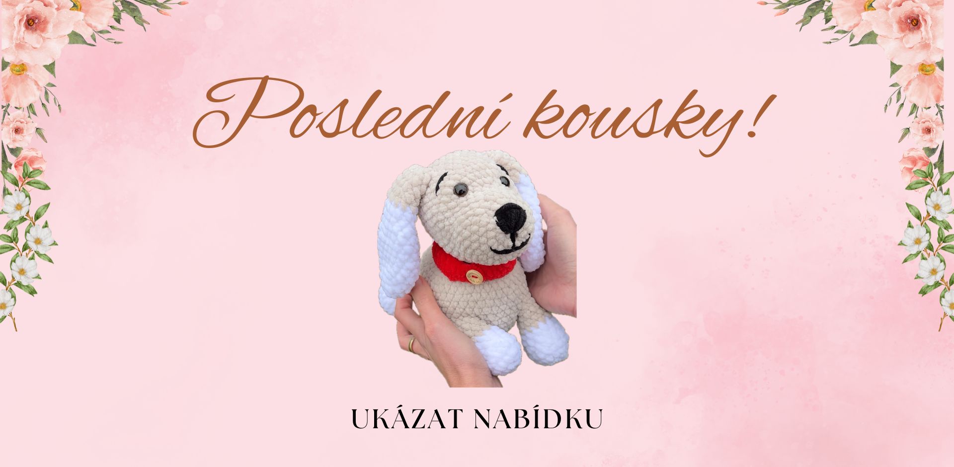 Osobní výprodej háčkované výrobky a tvořivé sady