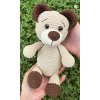 Háčkovaný medvídek CAPPUCCINO - návod v PDF