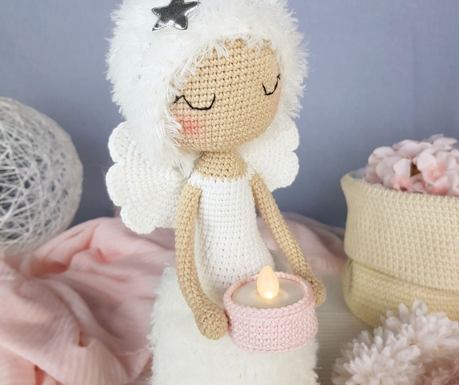 Svícen pro andělky - NÁVOD