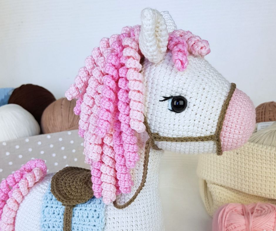 Můj nejtěžší projekt? Háčkovaný koník!
