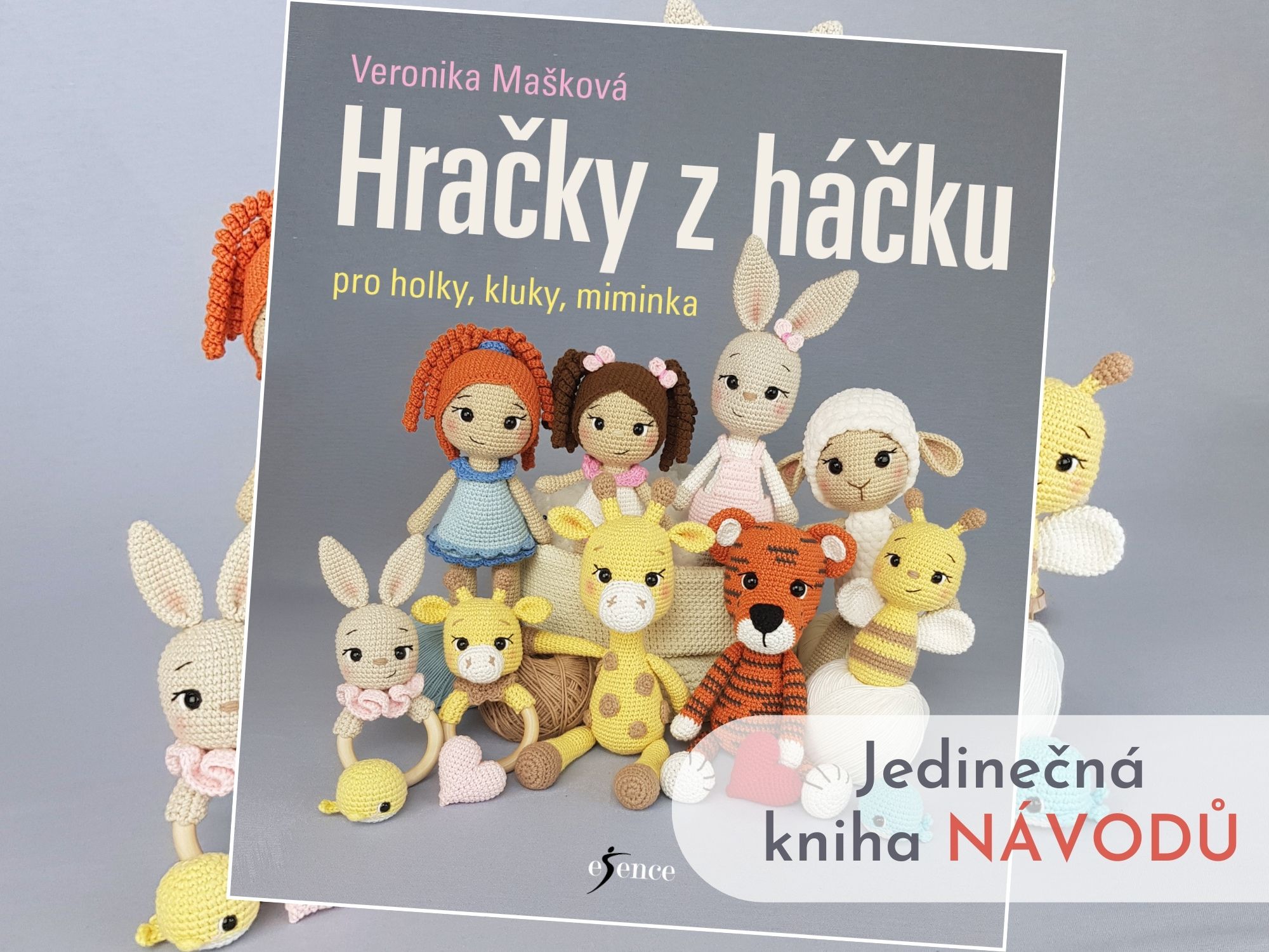Kniha hračky z háčku