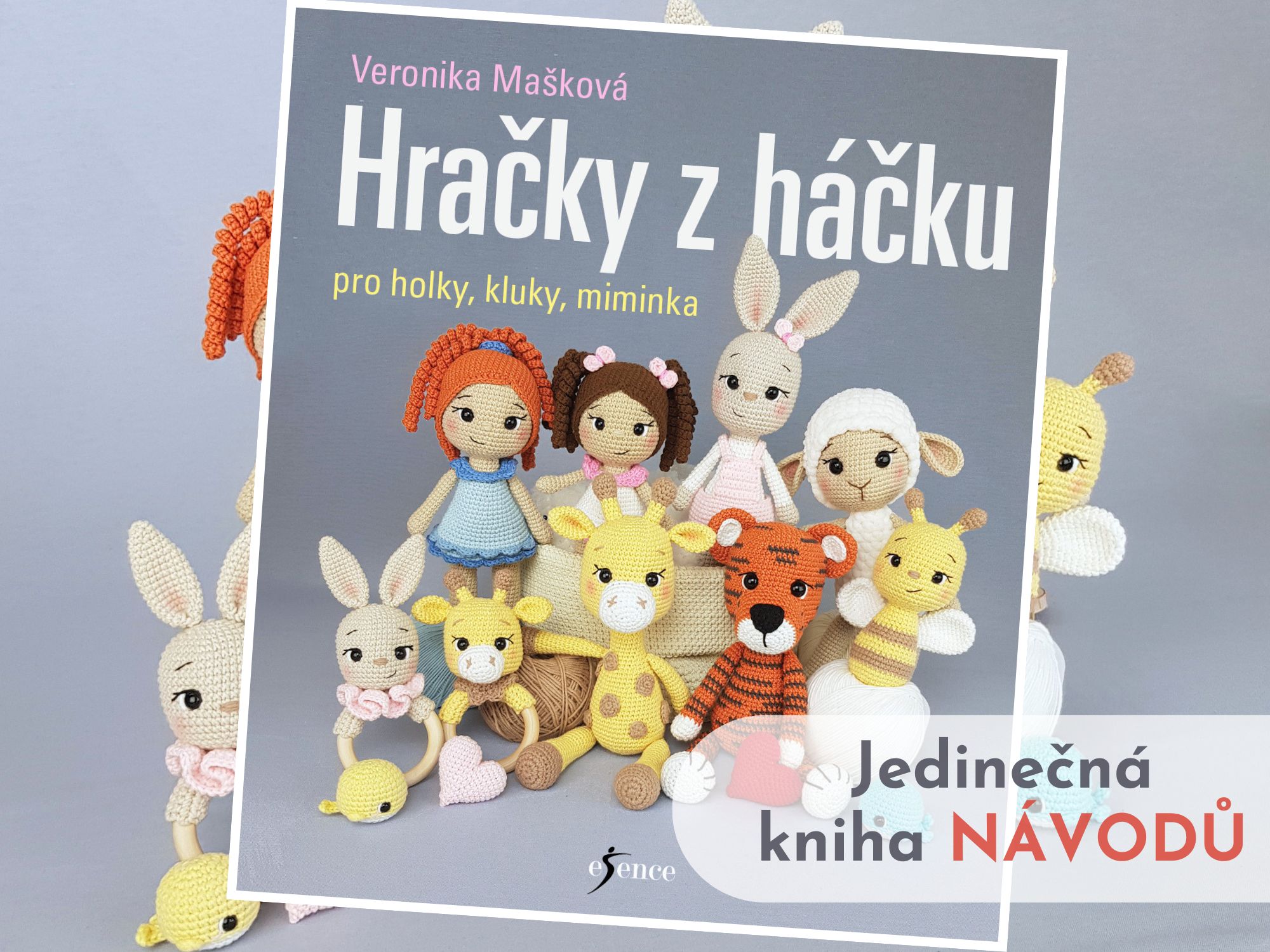 Kniha hračky z háčku