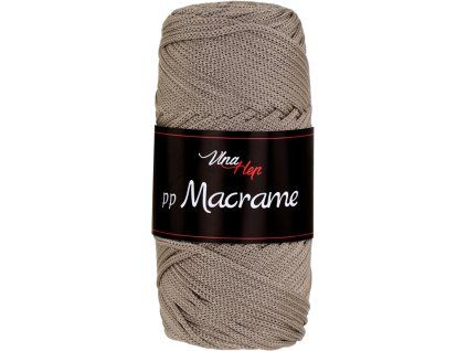 PP MACRAME 4224 - šedo-hnědá (mocca)