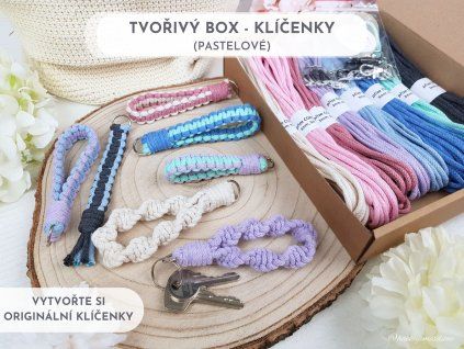 BOX KLÍČENKY PASTEL 1