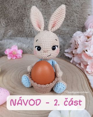 ❤️ konečně je tady druhá část návodu. Vím, že se nemůžete dočkat. 😉 Já taky ne, teším se moc na hotové zajíčky, zvláště...