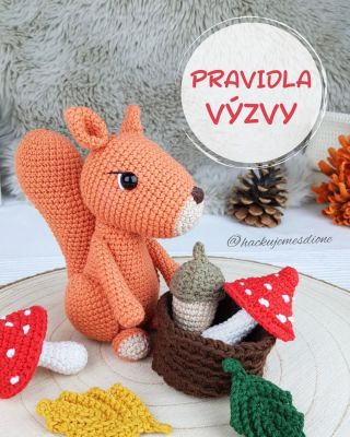 🐿️ PRAVIDLA VÝZVY 🍂 Pokud se vám Louskáček a Zrzečka líbí, pojďte si je s námi uháčkovat. Více o tom, jak to bude celé...