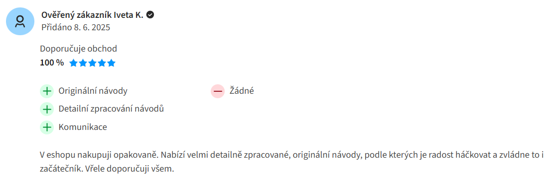 Recenze zákaznice 3