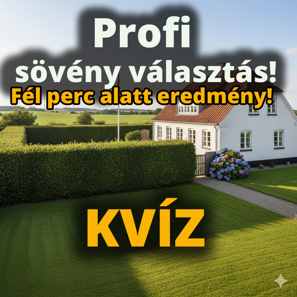 1. Gyors kvíz: Sövény kiválasztása