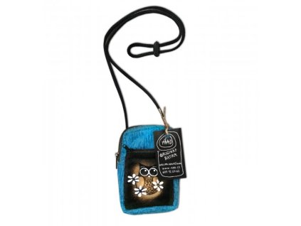 TASTICKA na krk sovicka MODRA