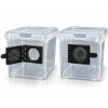 Průhledné boxy s ventilačními klapkami