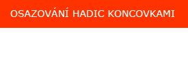 Osazování hadic koncovkami