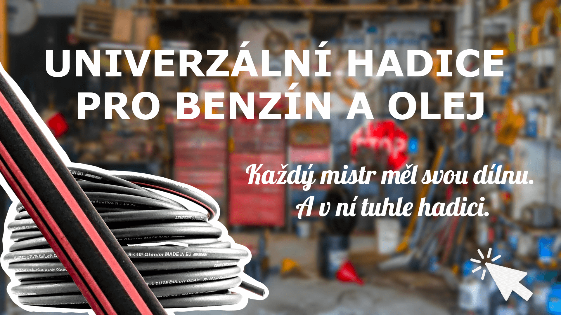 Hadice pro benzín a olej