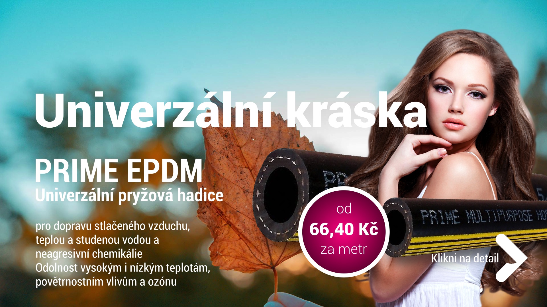 Prime EPDM víceúčelová hadice